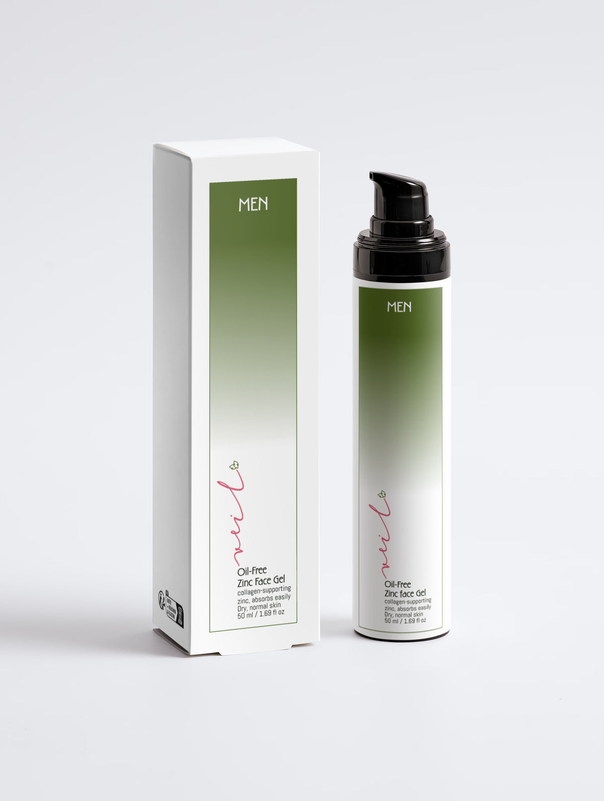 Oil-Free Zinc Face Gel for Men