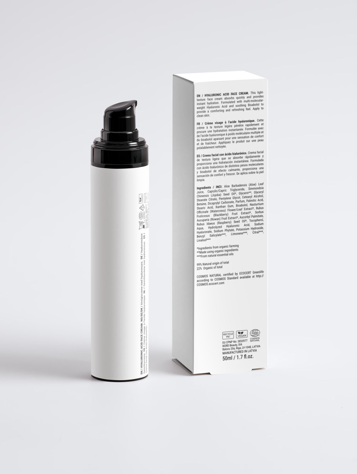 Hyaluronic Acid Face Cream for Men